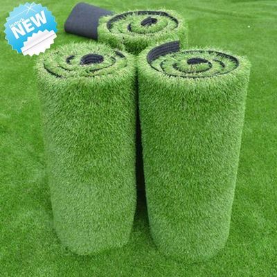 SBR latex backing συνθετικό γρασίδι με ύψος 45 mm και σχήμα C για τοπίο και κήπους