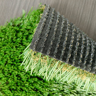 40mm 14600 Dtex Landscaping ψεύτικο τεχνητό πράσινο γκαζόν με τρύπες αποχέτευσης και PU προσκόλληση