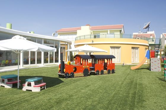 Υβριδικό χαλί τεχνητού γρασίδι 25 mm ύψος στοίβας με εξαιρετικά υψηλή αντοχή στην φθορά για μικτή διάθεση με φυσικό γρασίδι